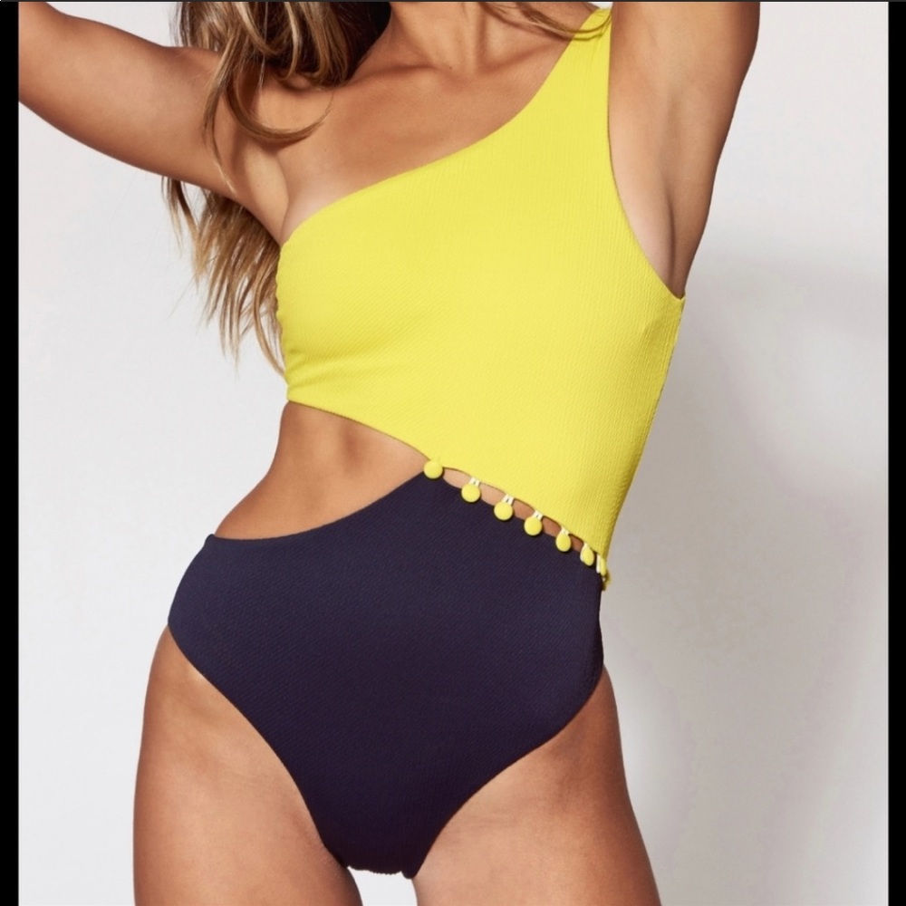 NWT Red Carter Peri One Piece Swimsuit US 8
